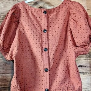 Madewell Puff Sleeve Blouse